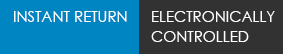 Instant return, electronically controlled