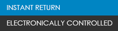 Instant return, electronically controlled